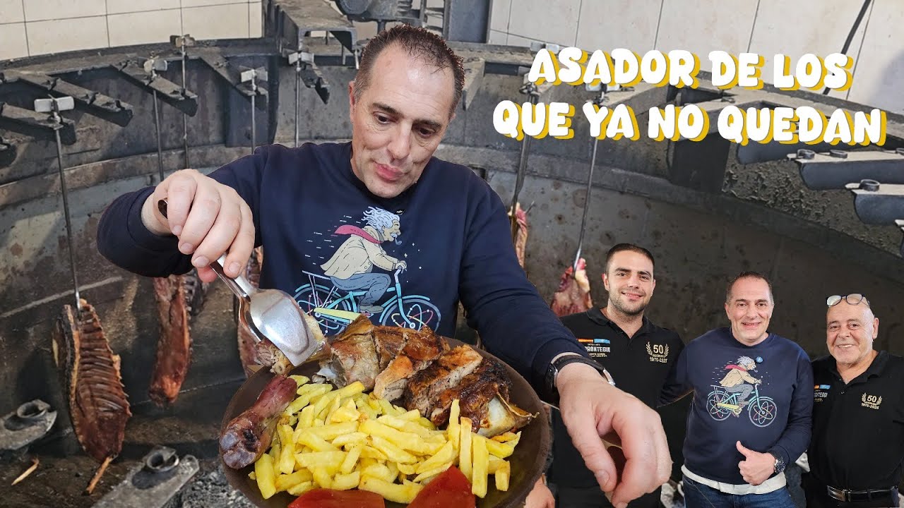 Probando uno de los ASADORES MÁS MÍTICOS de Asturias | 50 años de CORDERO A LA ESTACA