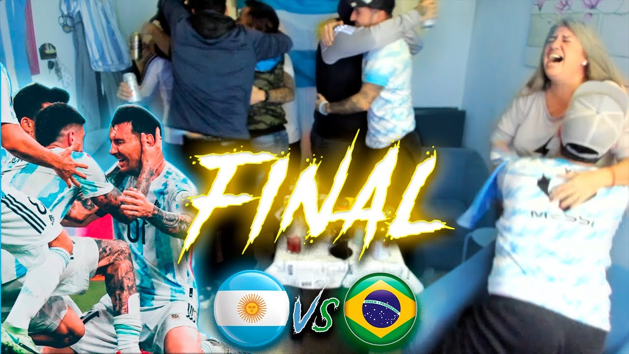 Argentina 1 Brasil 0 | Reaccion De Hinchas Aargentinos | FINAL Copa America 2021 | ARGENTINA CAMPEON