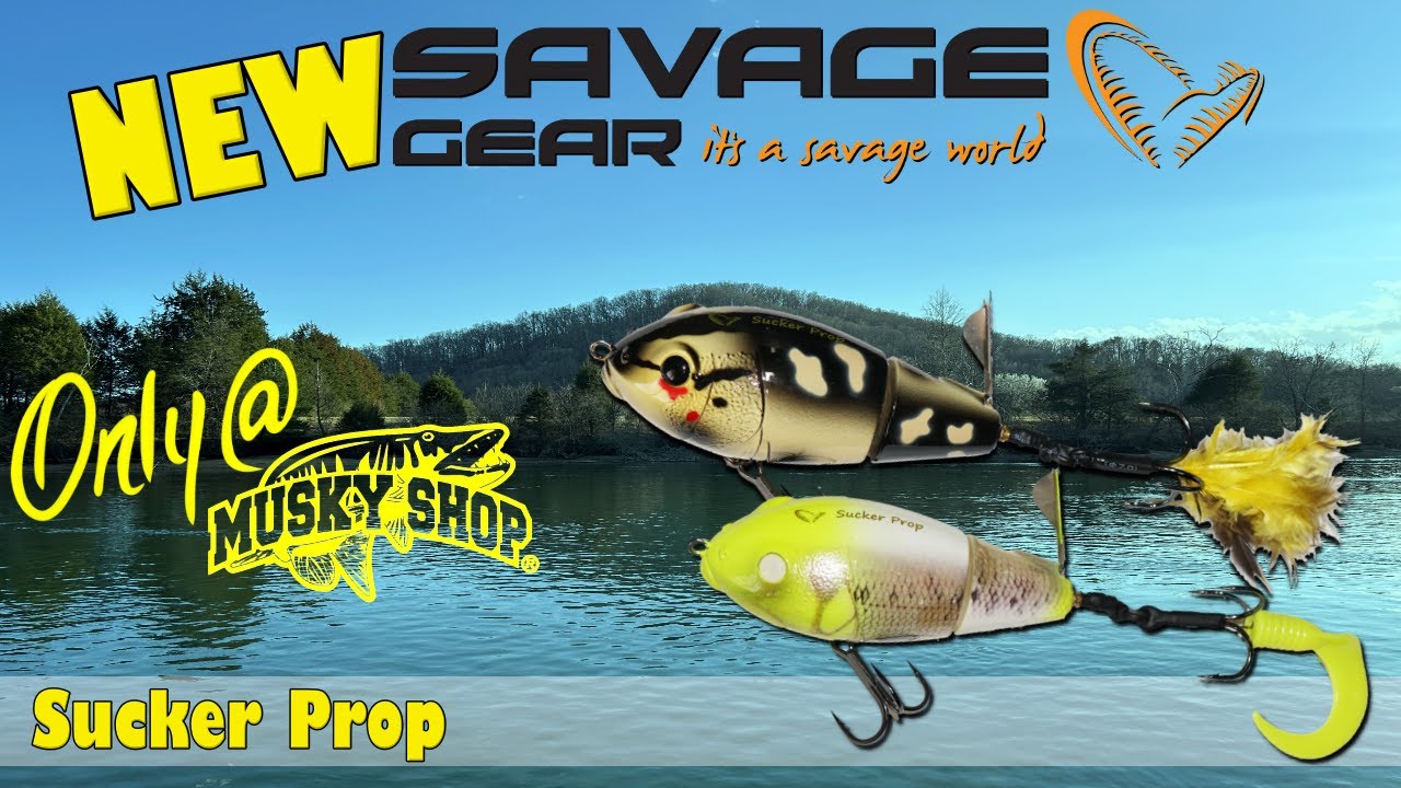 New Savage Sucker Prop Topwater