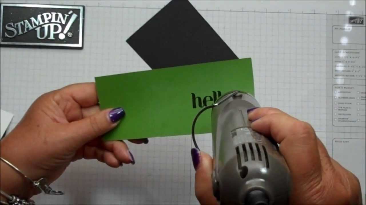 Adding Color to Embossing Folder with Dawn