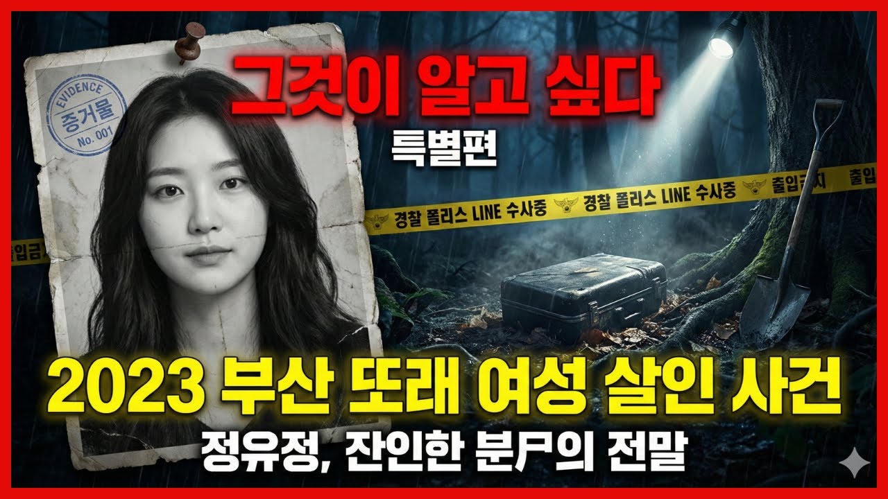 [2023 충격 실화] 정유정 부산 또래 여성 살인 사건 | 범행 과정과 숨겨진 동기