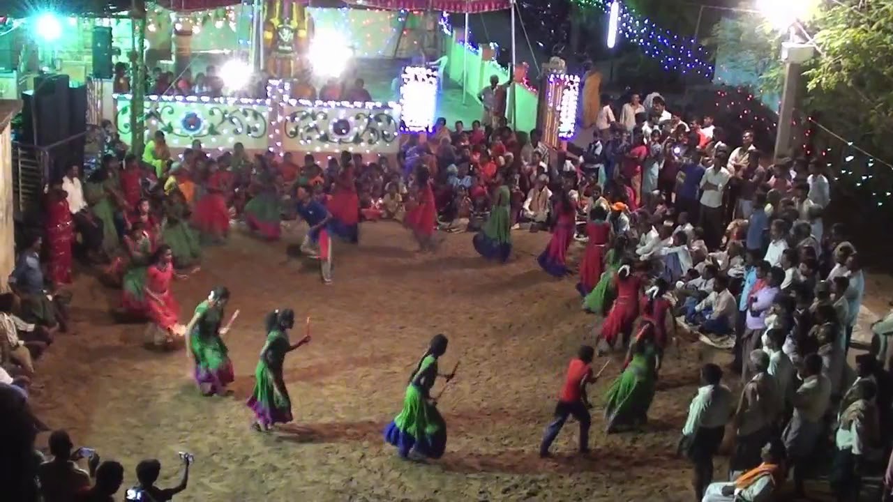 కోలాటం kolatam song 7 dance Maha Lakshmi Tirunallu, Pallipadu, gandhi colony