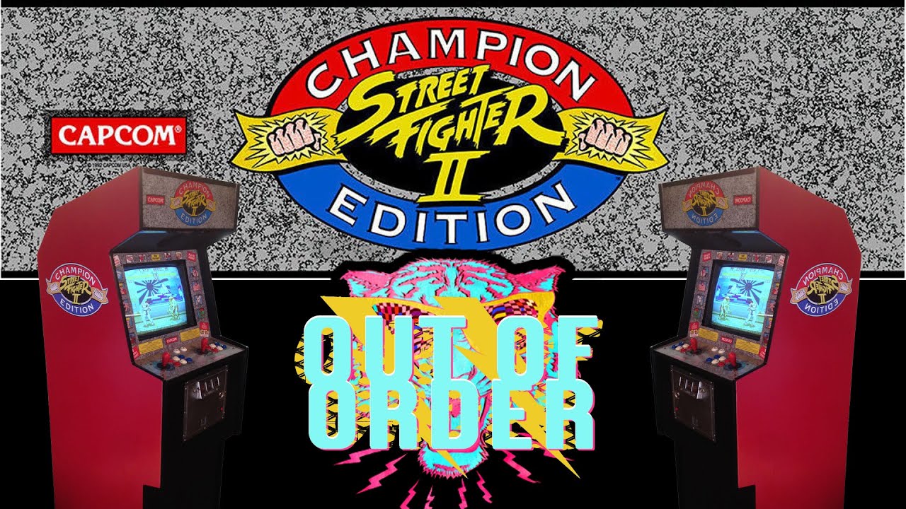 Street Fighter 2 - New Control Panel Artwork Installation (Out Of Order)