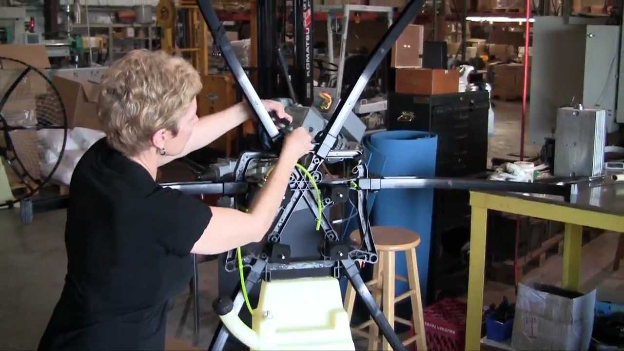 Worlds first all plastic paramotor frame