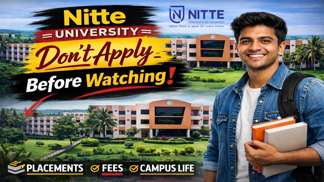 Nitte University Review | Worth It or Not? #NMIT #engineeringadmission #topengineeringcolleges
