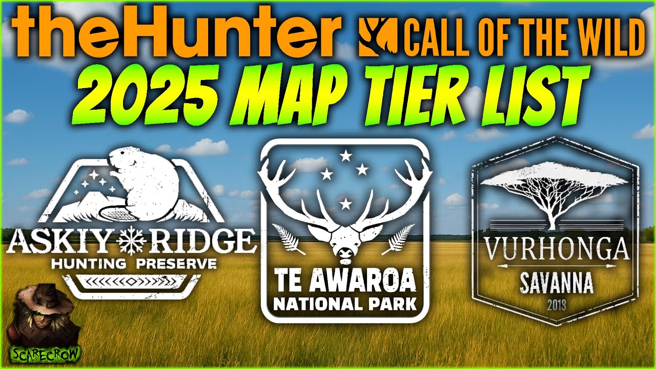 Ranking EVERY Map In The Hunter Call of the wild! 2025 Map Tier List
