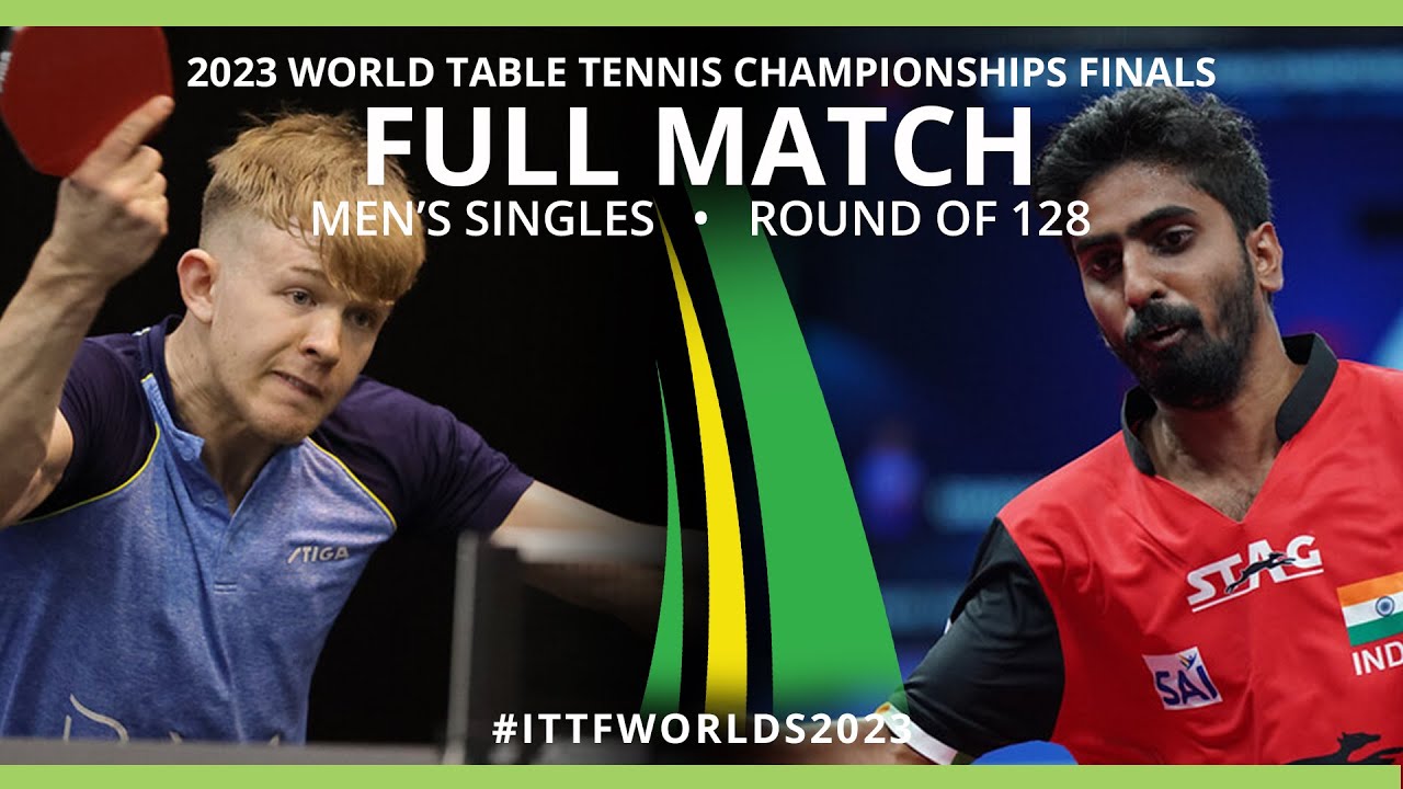 FULL MATCH | Tom JARVIS vs Sathiyan GNANASEKARAN | MS R128 | #ITTFWorlds2023