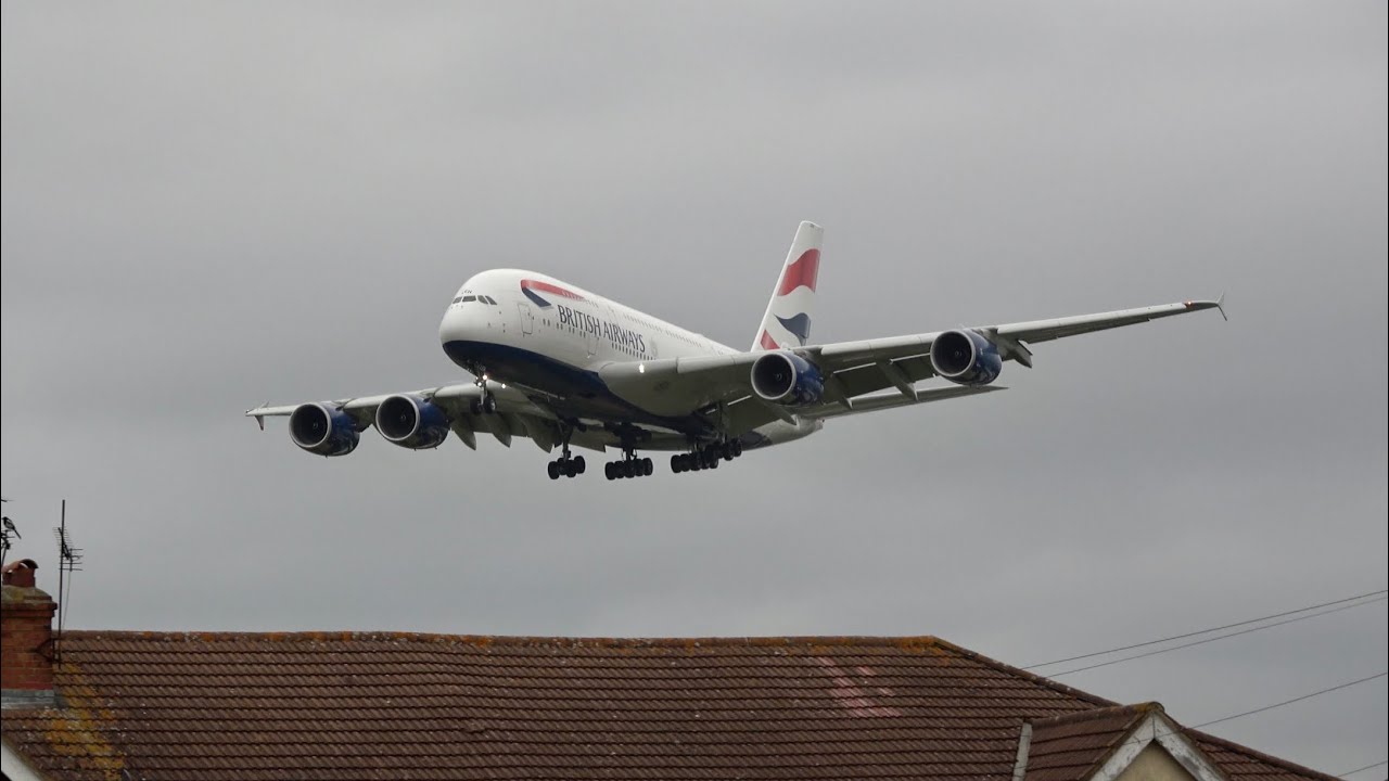 Early morning HEAVIES ONLY 27L low arrivals Myrtle Avenue, Planespotting 4K London Heathrow Airport