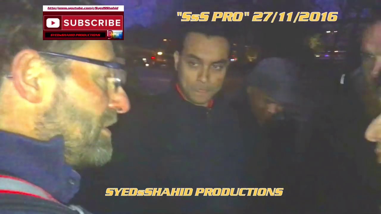 Br Mansoor Speaks to A team Member of JaySmiths SpeakersCorner 27/11/2016