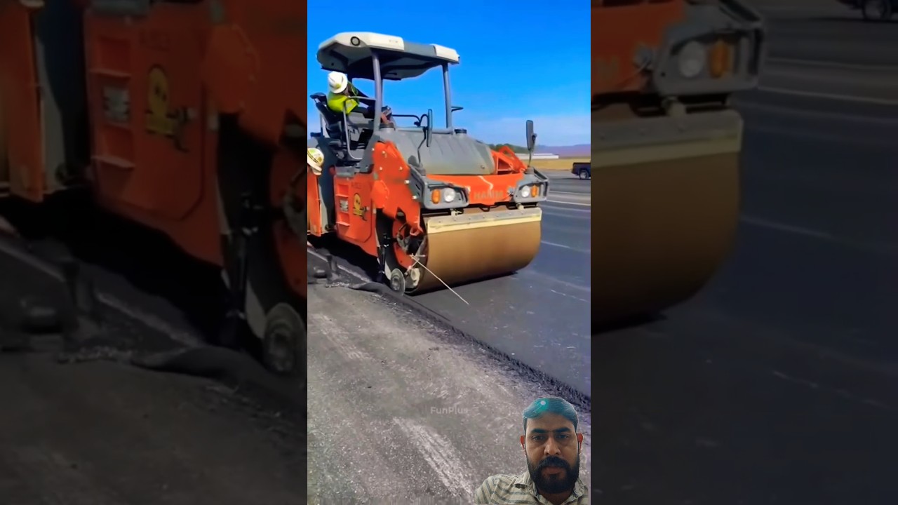 🚜Amazing Road Making Machine in Action | Modern Construction Technology
