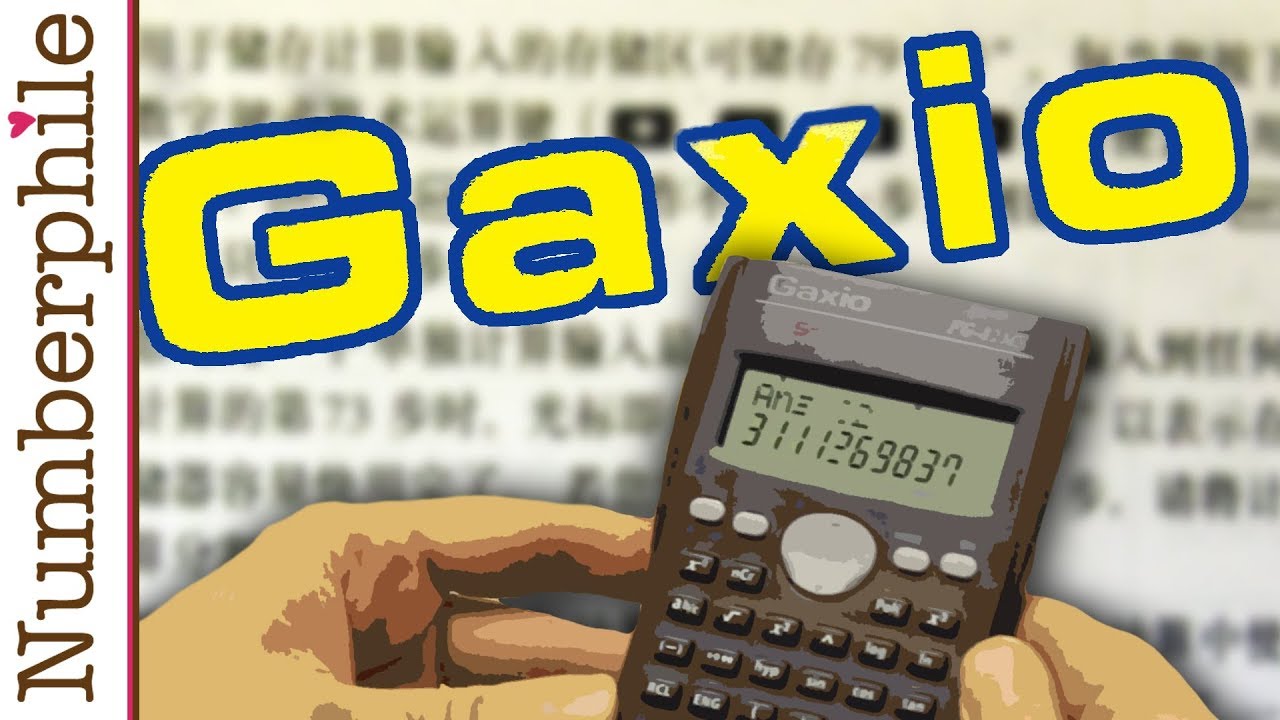 Calculator Unboxing #7 (Gaxio) - Numberphile