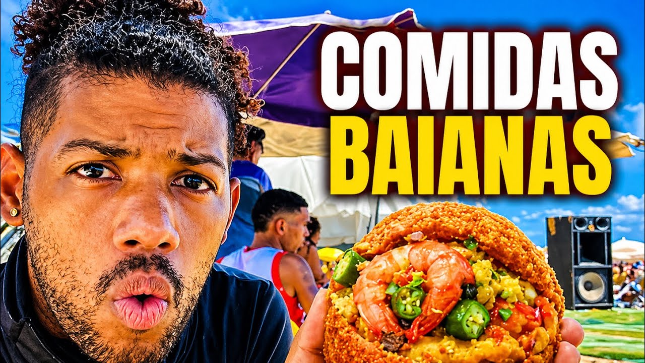 Provando COMIDAS DA BAHIA 