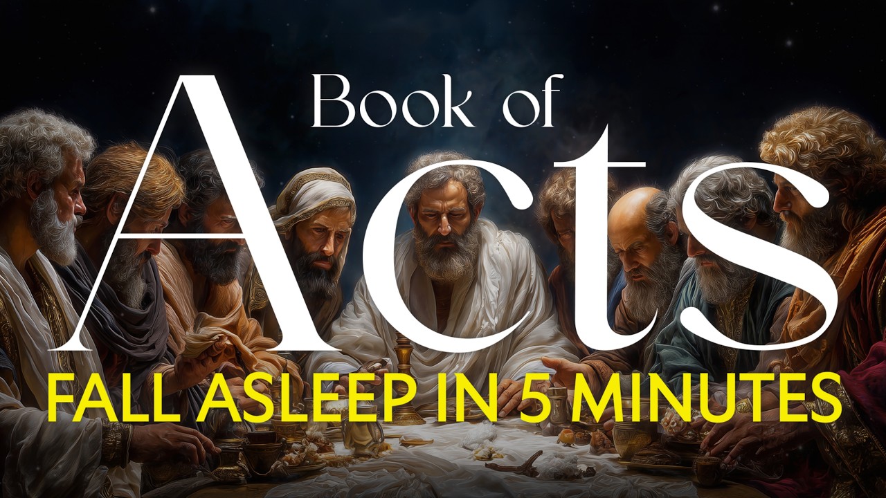 Fall Asleep to the Acts of the Apostles (FULL) | The Most Powerful Story AfterJesus + Rain
