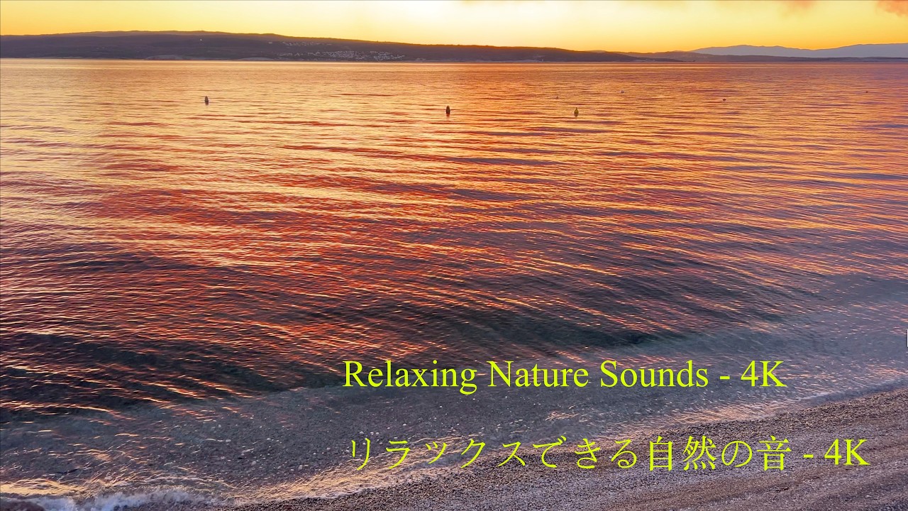 Magical adriatic sunset flow in 4K - Stress Relief and Relax