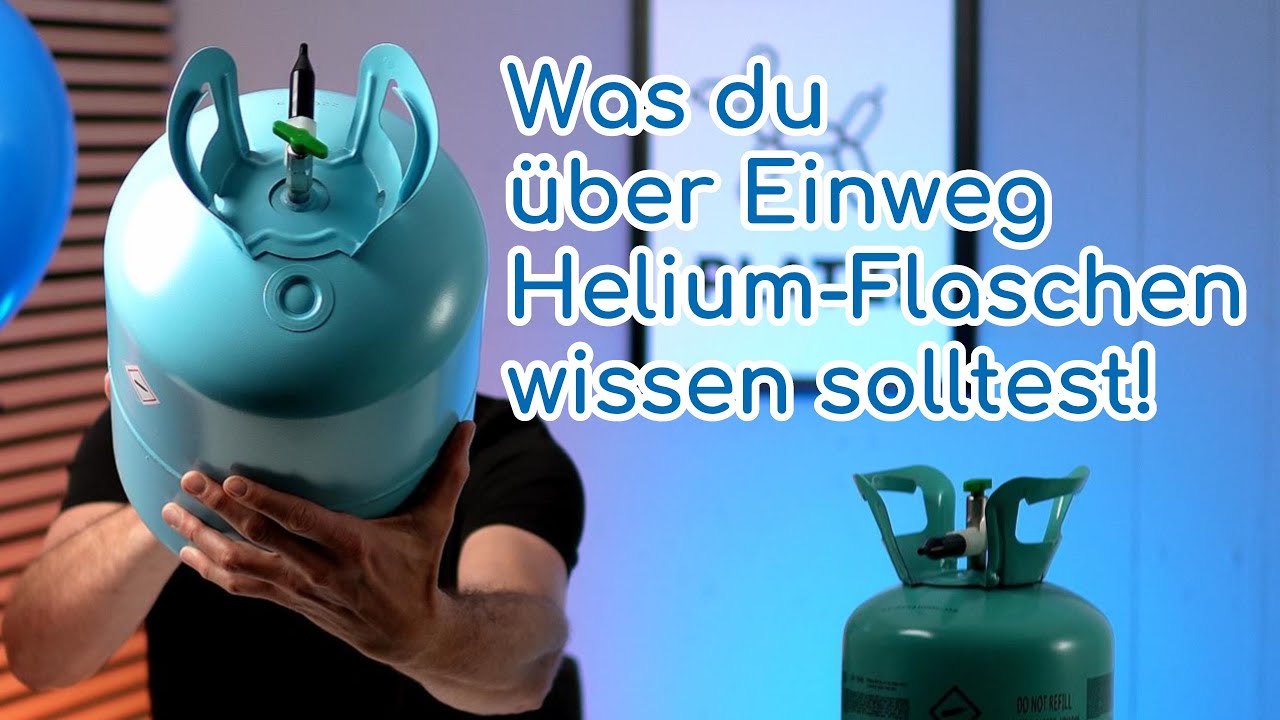 So nutzt und entsorgst du Einweg-Heliumflaschen korrekt - Ein Muss für jeden Party-Planer!