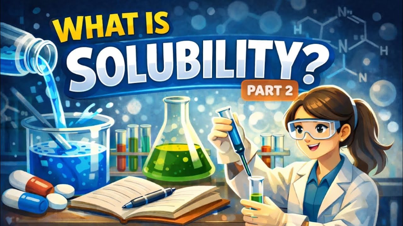B Pharm: Solubility Unlocked: Physical Pharmaceutics! Solubility Part 2 detailed explaination