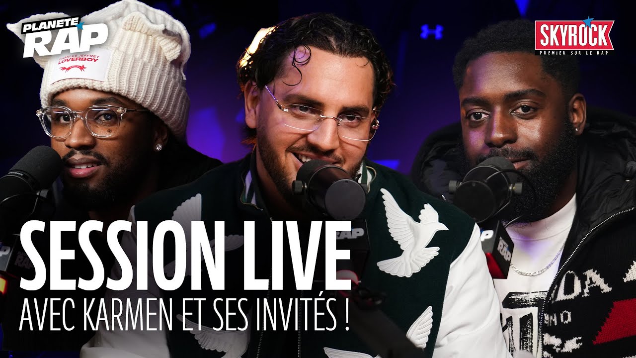 SESSION LIVE avec Karmen, Tito G, Kaeles, Blacky, Mitch, Nups3e & Tookie2beriz ! #PlanèteRap
