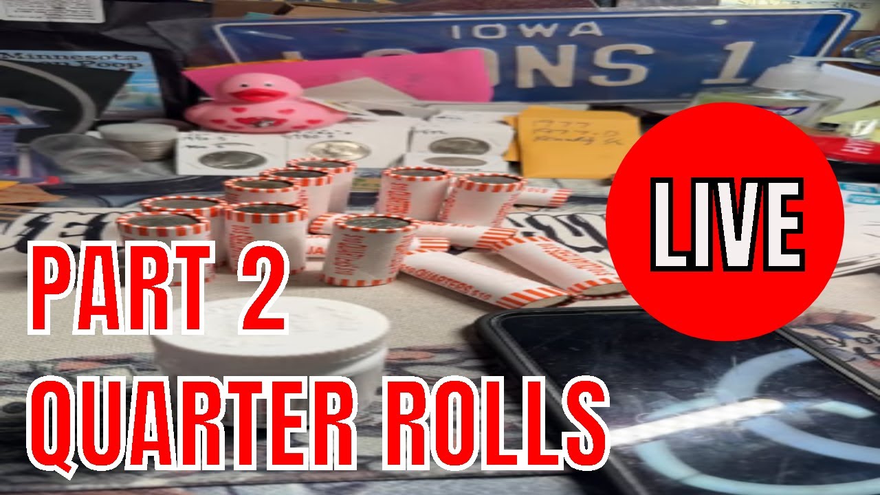 Celebrating 2 million views QUARTER SEARCH from a BANK ￼LAS VEGAS COIN HUNTER & STACKER is live!