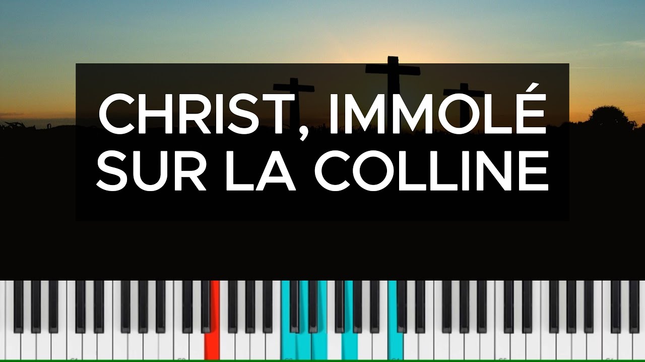 Christ immolé sur la colline | pour me rappeler Gethsémani