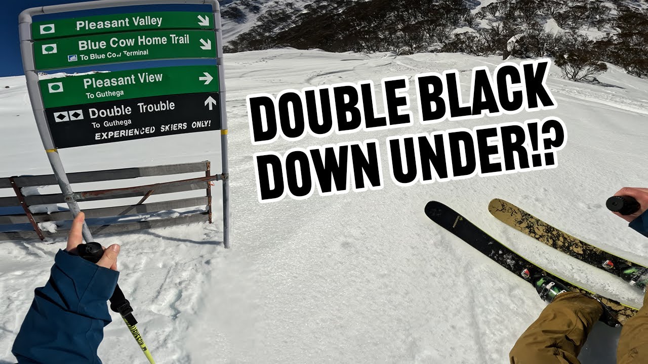 THIS SKI RUN IS NEVER OPEN (Double Trouble, Perisher Australia)