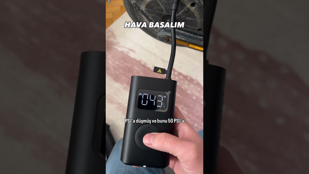 Elektrikli Scootera Hava Basma 