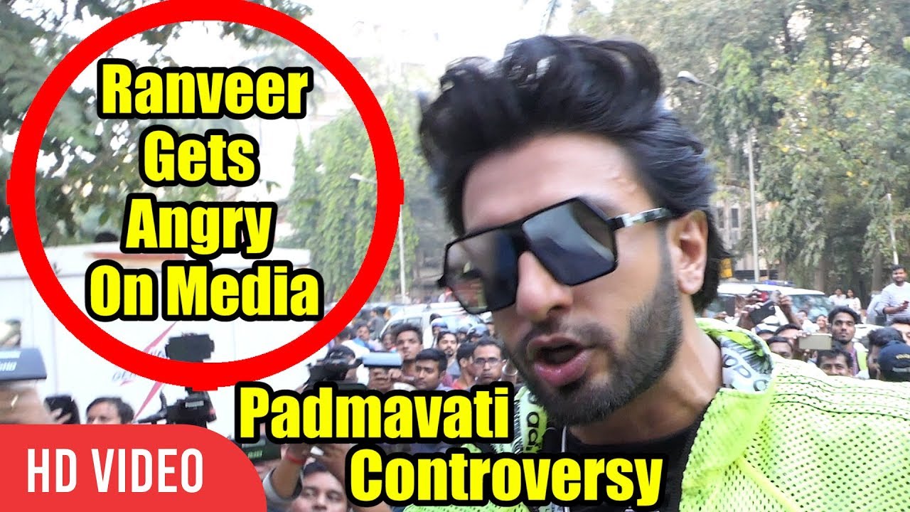 Ranveer Singh Gets Angry On Media Reporter | Padmavati Controversy Reaction