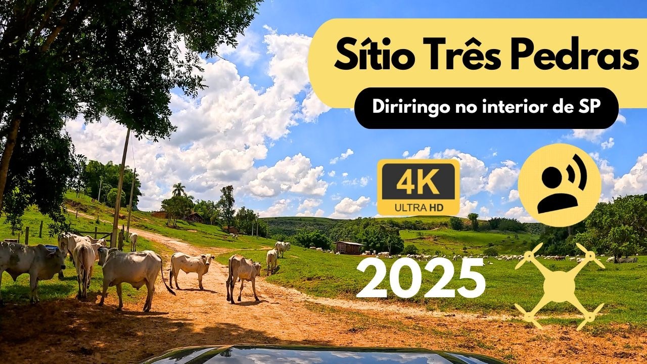 Chegando no melhor camping raiz, o Sítio Três Pedras, com belas imagens de drone.