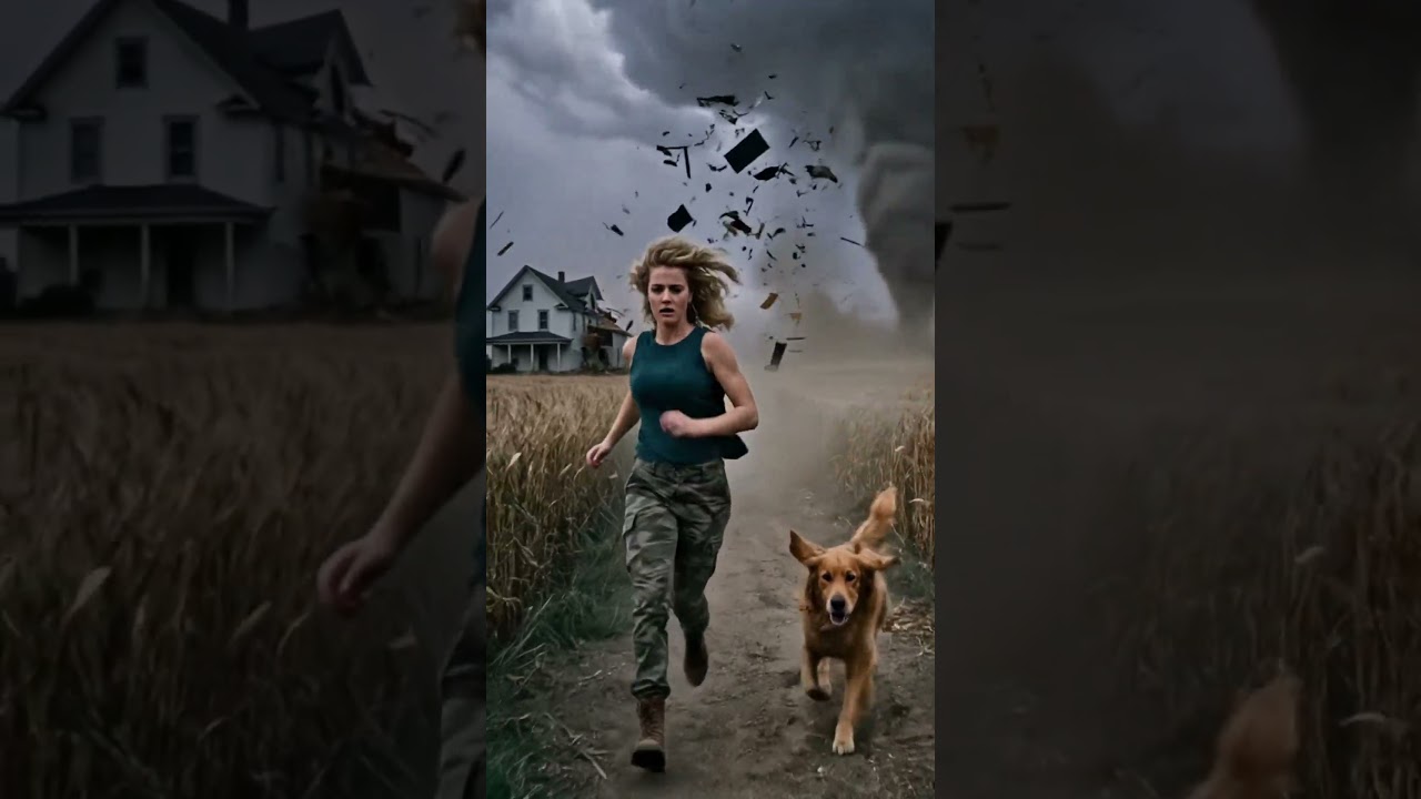 Hiding from a TORNADO in a shelter beneath the ranch&hellip; 🌪️