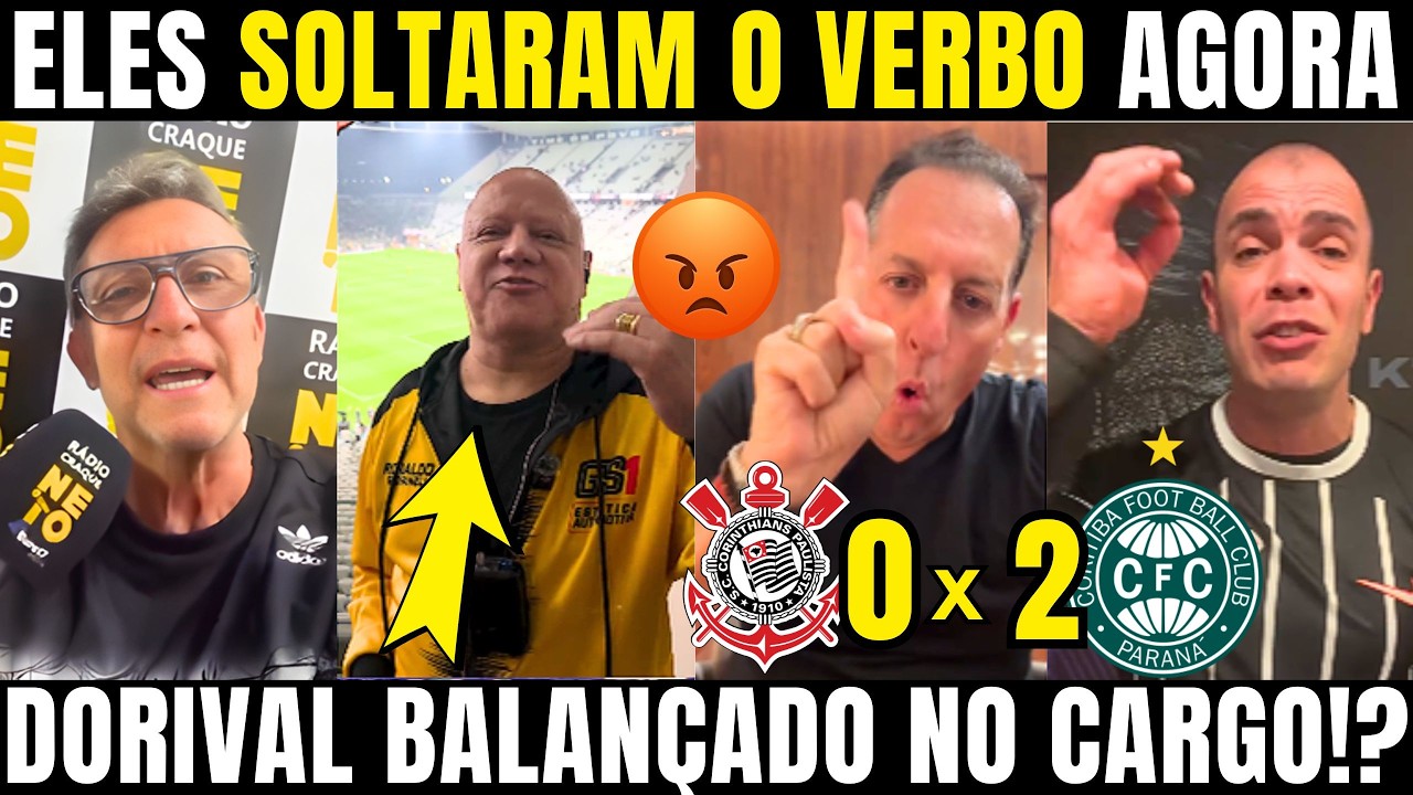 OLHA O QUE ELES FALARAM DA DERROTA VERGONHOSA DO CORINTHIANS DENTRO DE CASO! SOLTARAM O VERBO