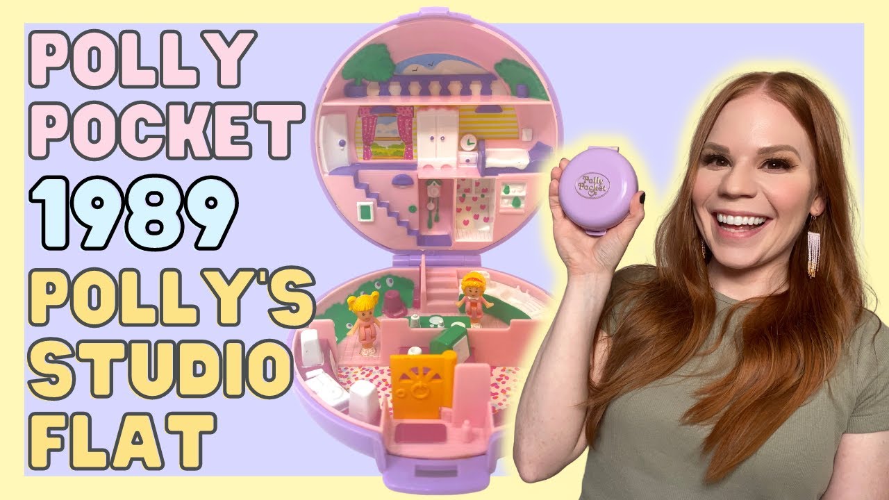 TOY TOUR: 1989 Polly's Studio Flat | Vintage Polly Pocket Collection