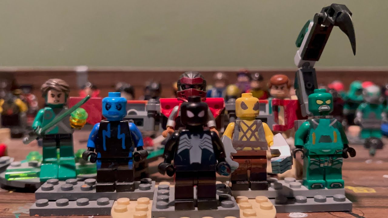 LEGO Marvel: Symbiote Spider-Man and The Sinister Six custom minifigures-showcase