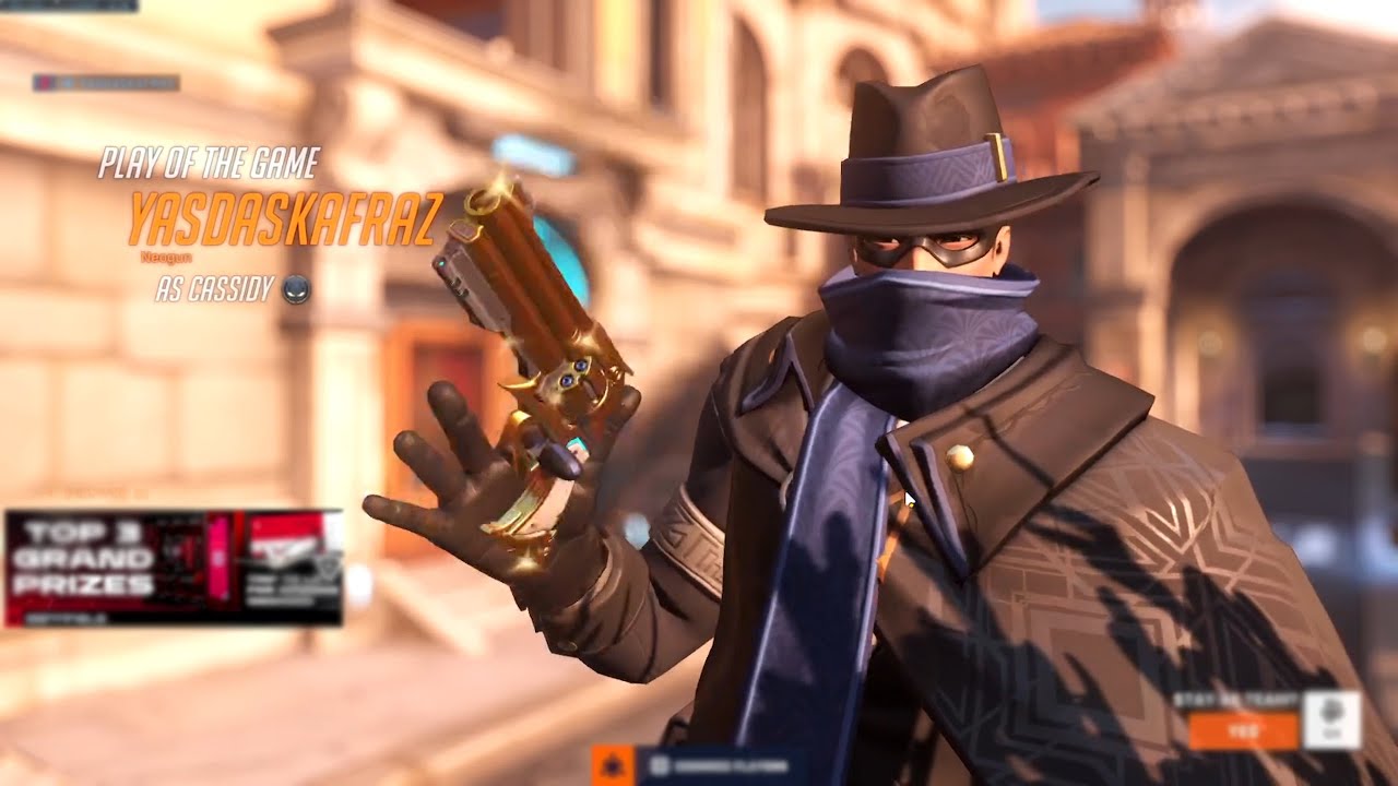 SUREFOUR CASSIDY GAMEPLAY - POTG! OVERWATCH 2 TOP 500 SEASON 9