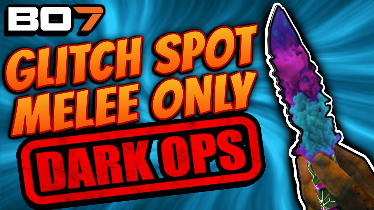 GLITCH SPOT For MELEE Only Round 50 DARK OPS (It's FAST!!) BO7 Zombies