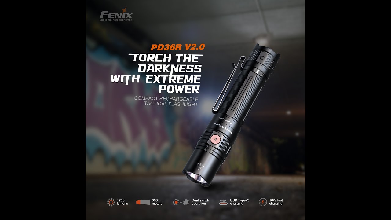 The best classic flashlight PD36R gets an update now &mdash; PD36R V2.0 is here!