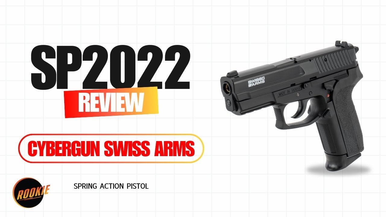 รีวิวปืนสั้นระบบอัดลม SWISS ARMS SP2022 งาน License โดย CYBERGUN