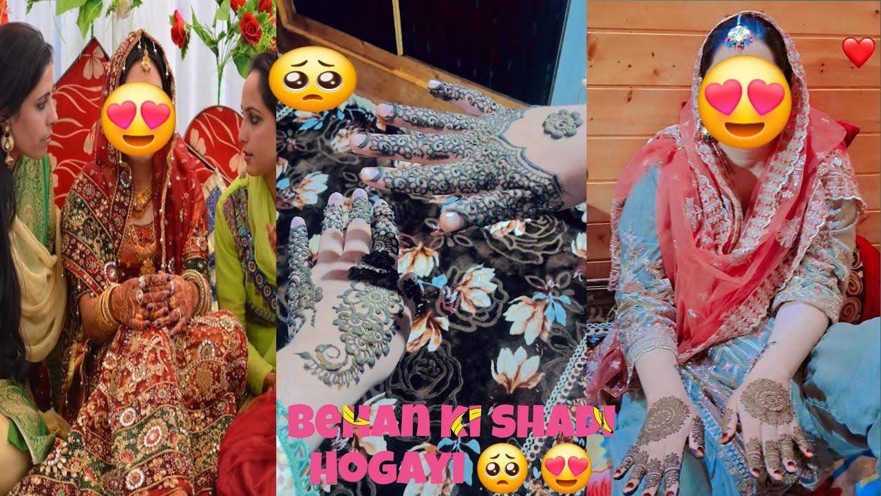Mehandiraat Celebration | Behan ki shadi hogyi | Kashmiri wedding 💒