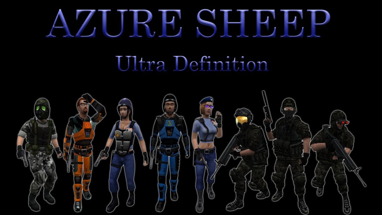 [Half Life - Azure sheep with Ultra Definition Pack] Mod Full Walkthrough