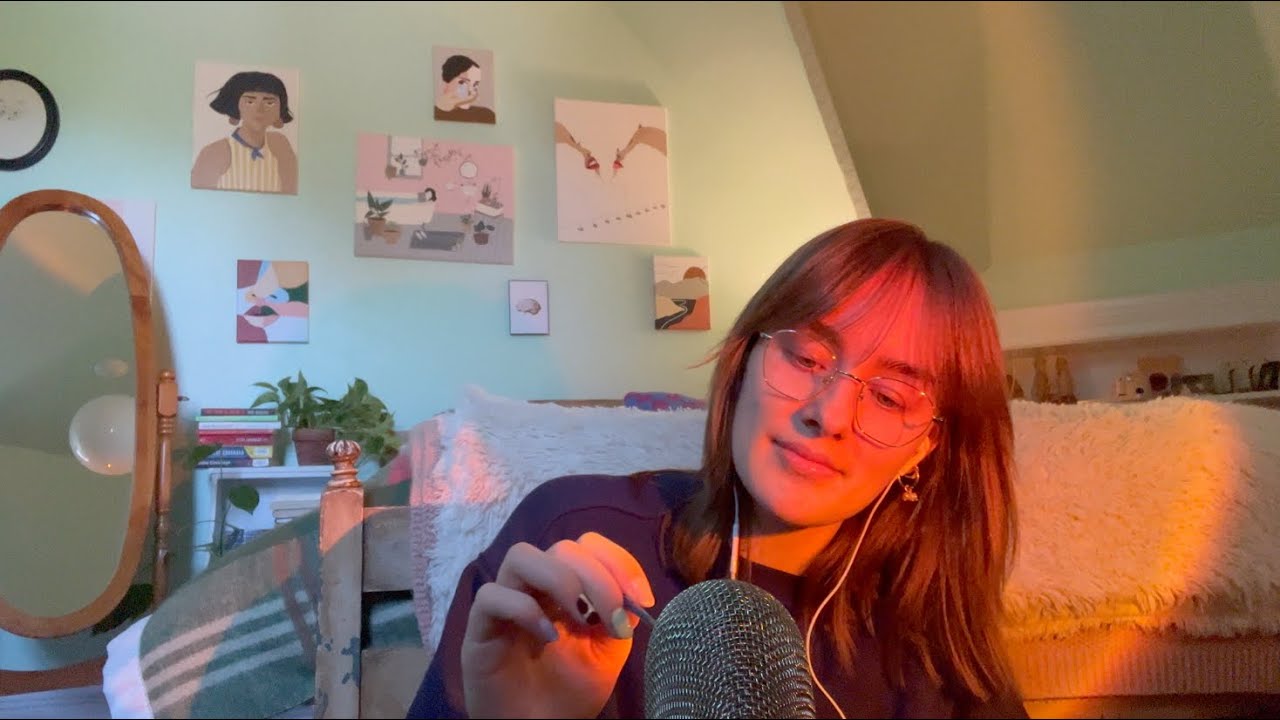 asmr mic gripping, tapping, rubbing, scratching (+ other triggers interspersed)