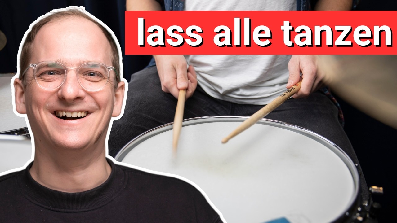 Dieser Drum-Groove bringt alle zum Tanzen 🕺