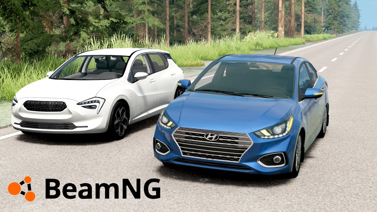 JAZDA SZYBKIM I ŁADNYM HYUNDAIEM w BEAMNG.DRIVE 