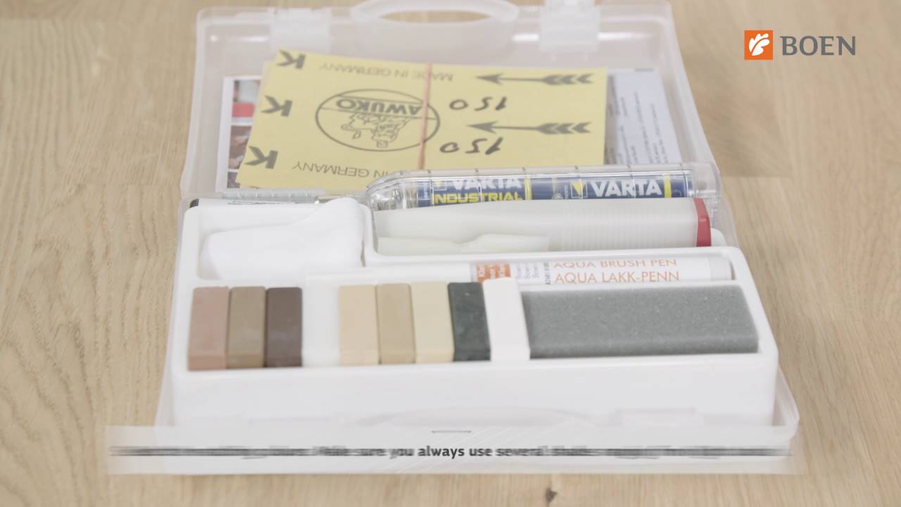 BOEN Repair tips &ndash; How to repair damages on lacquered hardwood flooring.