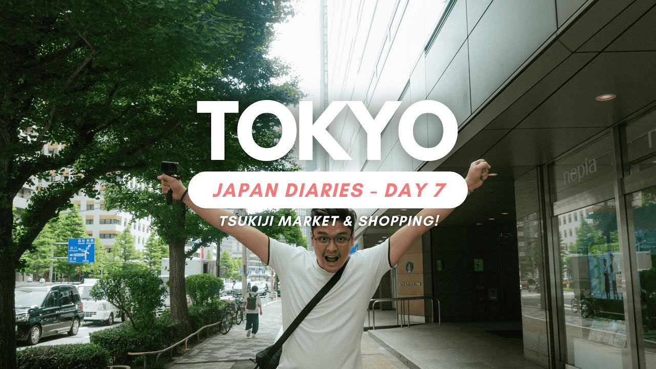Japan 2025 | Tsukiji Market Tour + GU & Uniqlo Shopping!  | Michelle and Jienson