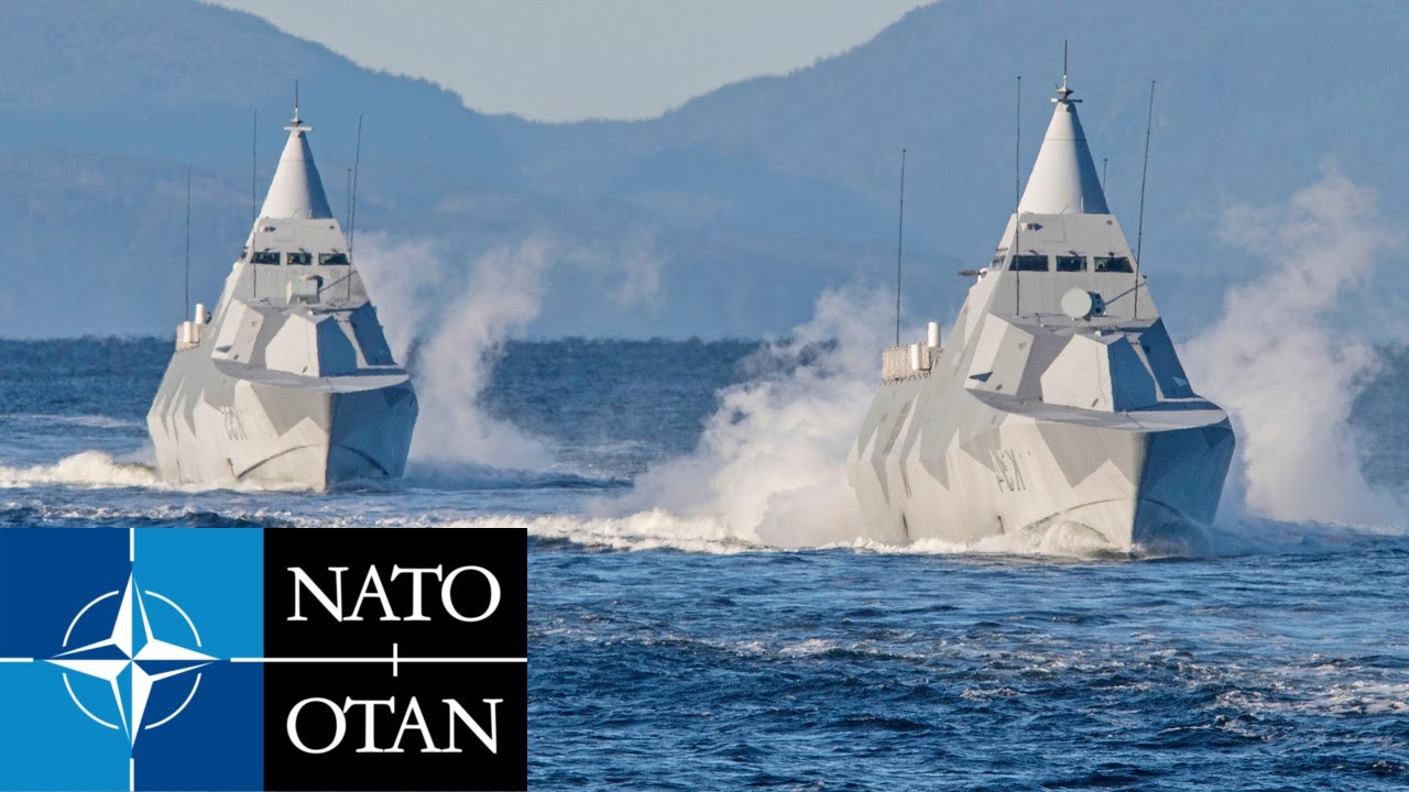 ВМС НАТО. Мощные корабли военно-морских сил Альянса во время учений в Норвегии.