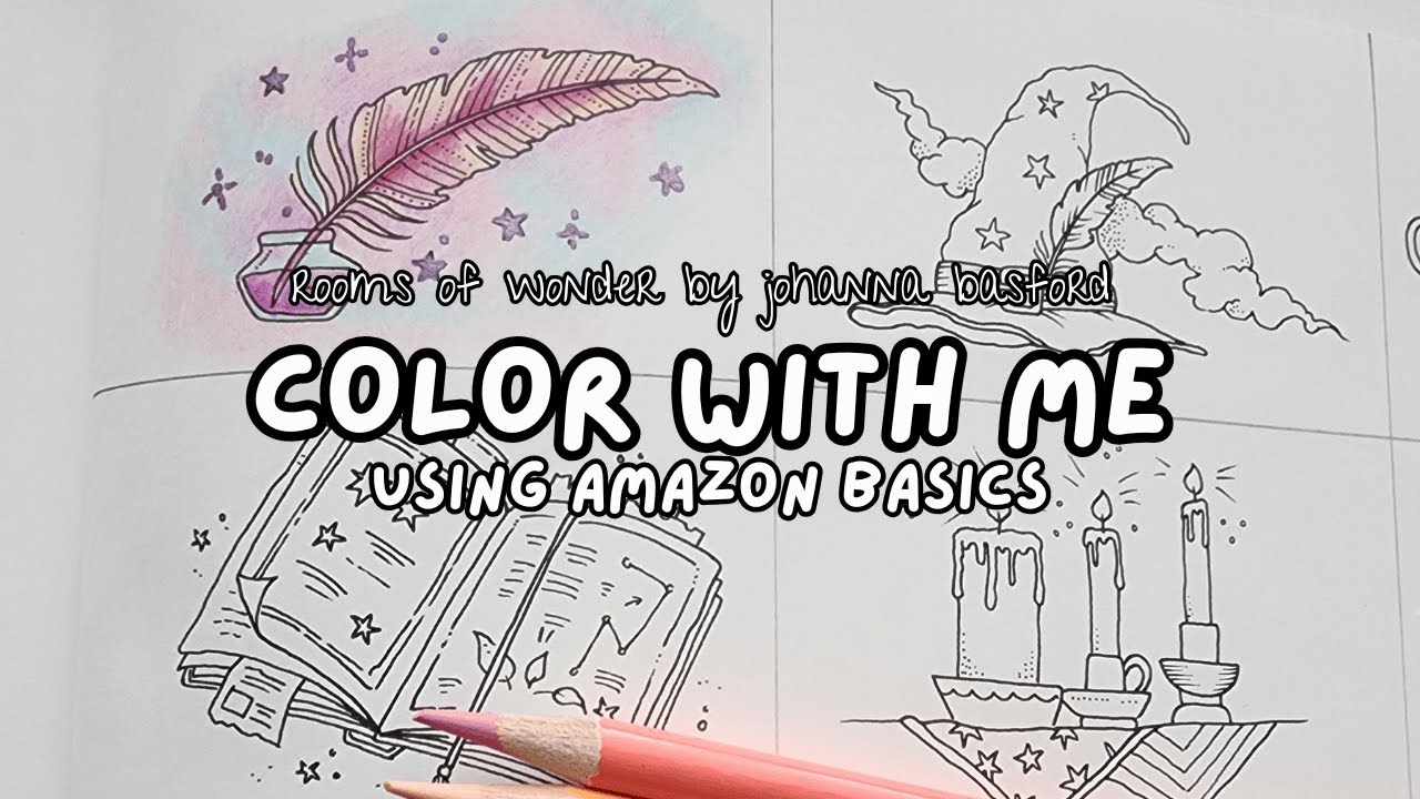 Color with Me in Rooms of Wonder by Johanna Basford | Adult Coloring Tutorial #adultcoloring