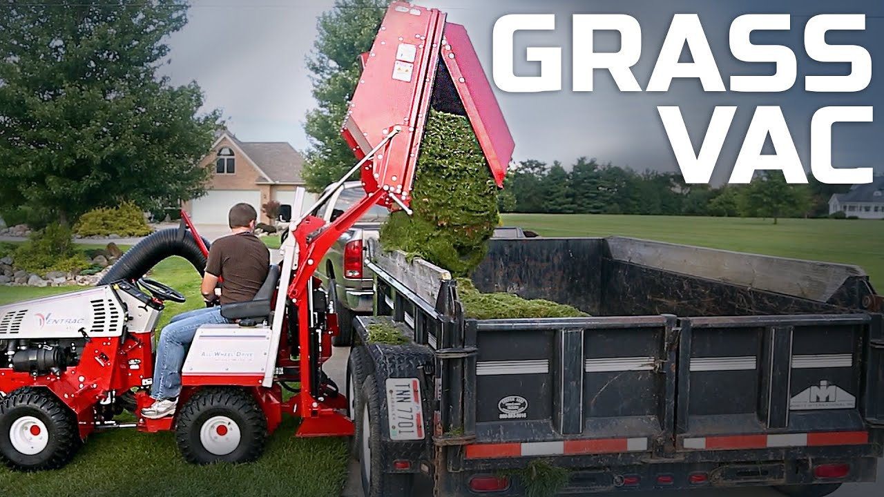 Lawn Grass Vacuum - Ventrac RV602 Simple Start
