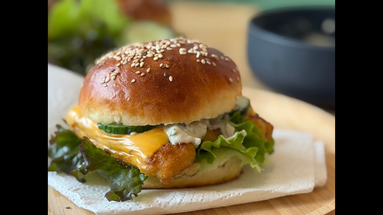 Fischstäbchen Burger