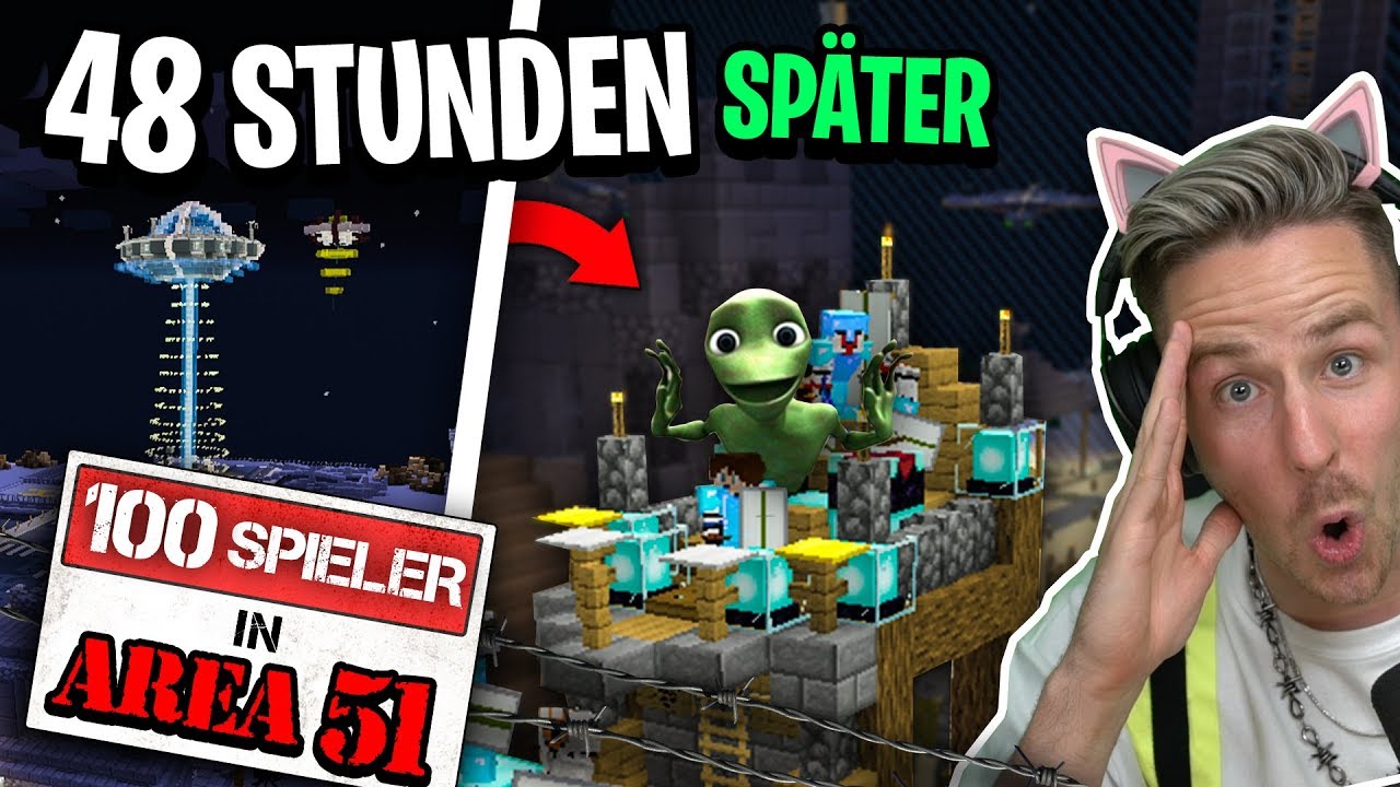Was INNERHALB 48 STUNDEN in AREA51 in MINECRAFT entstanden ist WIRST DU NIE GLAUBEN!