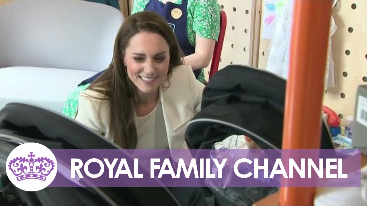 Kate Coos Over Little Ones at Baby Centre