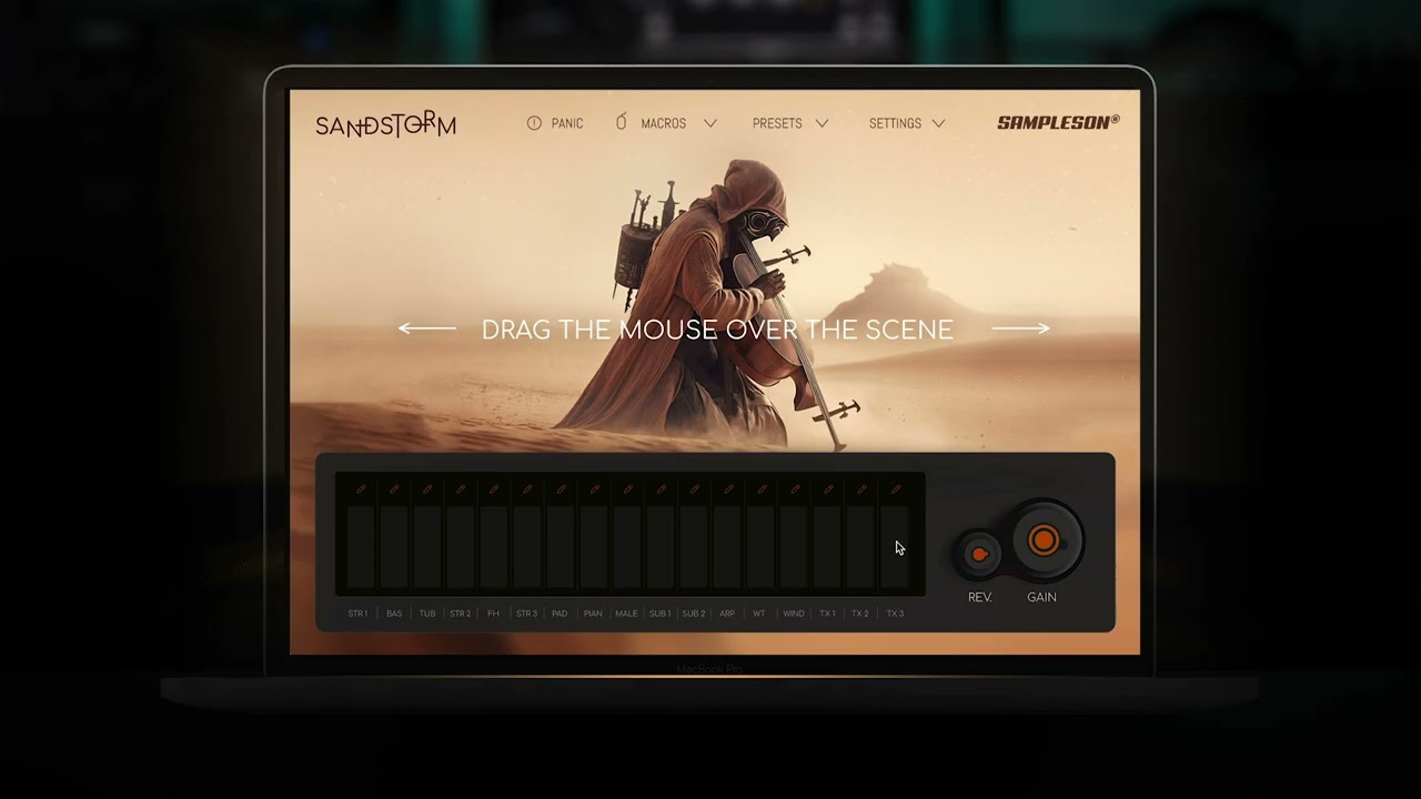 SandStorm - The Evolving Soundscapes Builder. VST Plug-in for Win and Mac