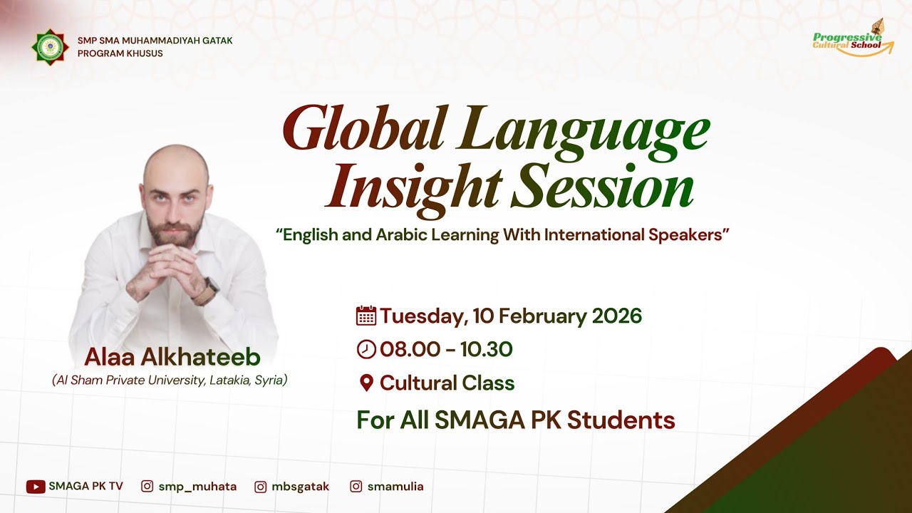 [GLOBAL LANGUAGE INSIGHT SESSION]-with Mr. Alaa AlKhateeb